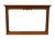 Brown Sprague & Carleton Solid Hard Rock Maple Colonial Early American 54" Dresser / Wall Mirror For Sale - Image 8 of 8