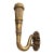 18th C Style Italian Giltwood Candle Light Wall Sconce 1 of 2 For Sale