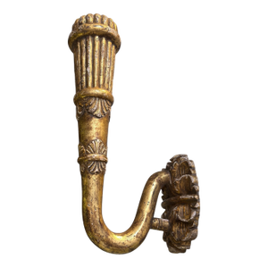 18th C Style Italian Giltwood Candle Light Wall Sconce 1 of 2