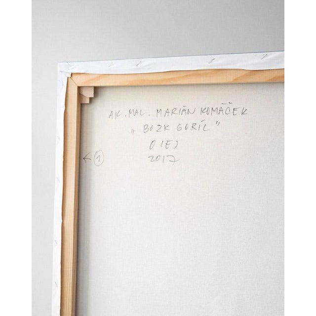 Early 21st Century Marián Komáček, Gorilla Kiss (1), 2017, Oil on Canvas For Sale - Image 5 of 6