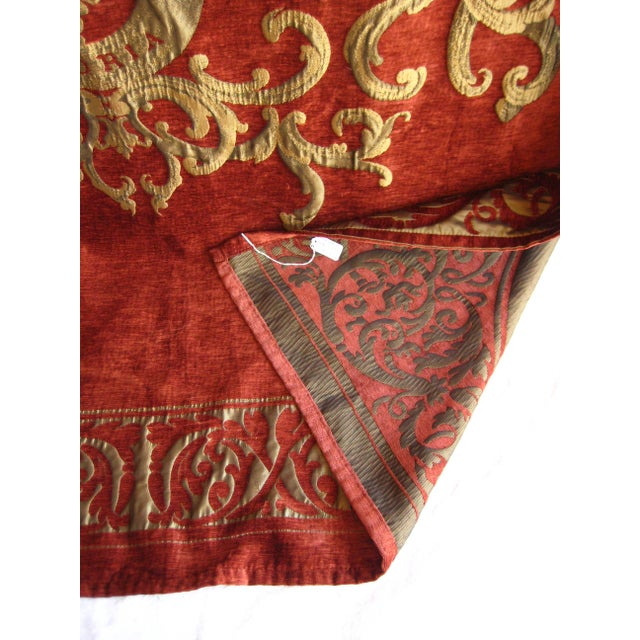 Red Early 20th Century French Royal Coat of Arm Tapestry For Sale - Image 8 of 8