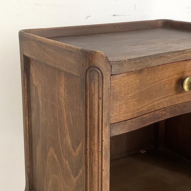 Art Nouveau Bedside Tables, 1890s, Set of 2 For Sale - Image 6 of 13