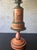1940s French Neoclassical Painted Tole Table Lamps With Metal Shades - a Pair For Sale - Image 11 of 12