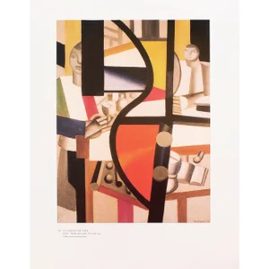 1990 After Fernand Leger "The Coffee Boy", Full-Color Parisian Print