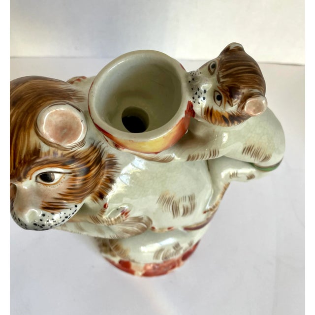 Edmé Samson Antique Figurative Monkey Ewer Teapot by Edme Samson For Sale - Image 4 of 12