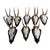 Vintage European Mounted Roebuck Deer Antlers - Set of 7 For Sale