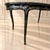 Vintage Chinoiserie Dark Jade Lacquer Faux Bamboo Dining Table With Glass & Woven Panel Top For Sale - Image 12 of 13