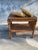 Bamboo Table . Mid Century Modern Bamboo Table. Bamboo and Rattan Table With Woven Top Detail and Shelf For Sale - Image 12 of 12