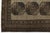 Taupe Antique Turkaman Wool Rug With Geometric Gull Medallions in Muted Taupe & Espresso For Sale - Image 8 of 9