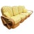 1950s 1950s Restored Mid-Century 5-Strand Square Pretzel Rattan Chair & Sofa Livingroom Set For Sale - Image 5 of 11