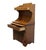 Brown Ethan Allen Heirloom Nutmeg Maple 34" Shutter Door Server W. Open Hutch For Sale - Image 8 of 14
