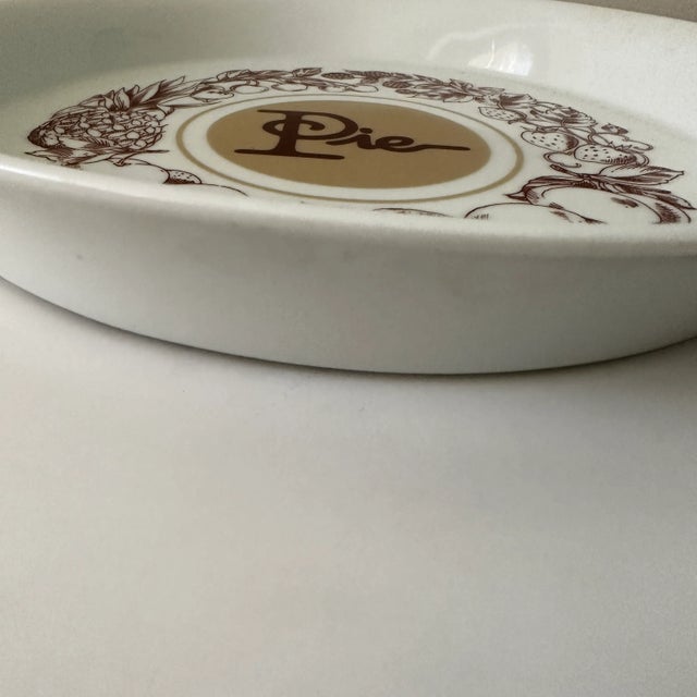 American 1980s Vintage Cuisiniere Pie Dish Oven to Table Bowl by Gailstyn For Sale - Image 3 of 6