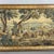 Tapestry Pastoral Scene Landscape Forest in Wooden Frame, 1900s For Sale - Image 3 of 10