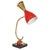 Adjustable Table Lamp in Brass and Red Metal from Stilnovo, Italy, 1950s For Sale - Image 15 of 15