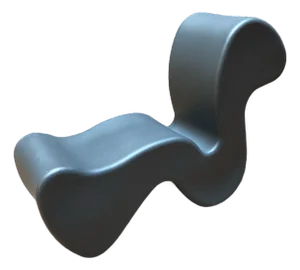 Postmodern Verner Panton Phantom “S”-Shaped Modular Bench/ Chair for Innovation