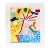 1980s “Flowers 6” Abstract Serigraph Print by Knox Martin For Sale
