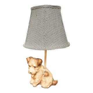 Scottie Scottish Terrier Dog Puppy Lamp For Sale