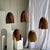 Large Pendant Light in Natural Organic Tubular Teak, 1980s For Sale - Image 11 of 11
