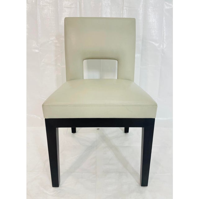 Set of 10 Christian Liaigre “Velin” Solid Oak Dining Chairs for Holly Hunt, Usa For Sale - Image 12 of 18