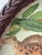 Vintage Hand Painted & Decoupaged Rattan Leopard Oval Serving Tray For Sale - Image 4 of 11