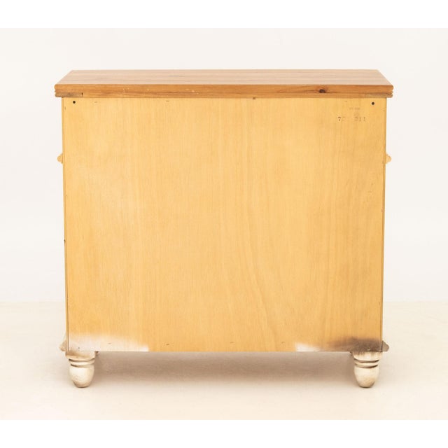 Modern White Painted Wood Chest of Drawers For Sale - Image 9 of 9
