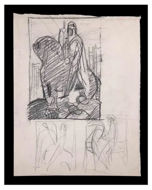 Auguste Leroux, Sketches, Paper