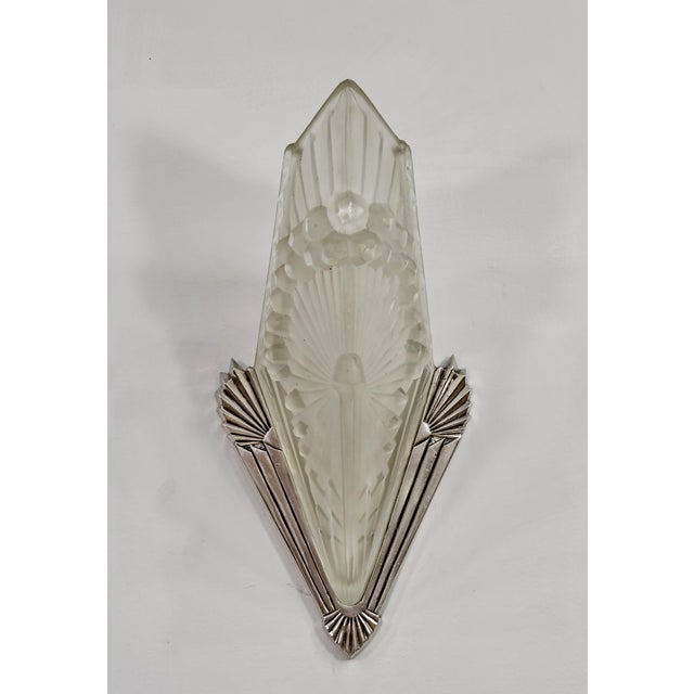 Charles Schneider A Pair of French Art Deco Wall Sconces by Charles Schneider 1930s France - 4 Available For Sale - Image 4 of 10