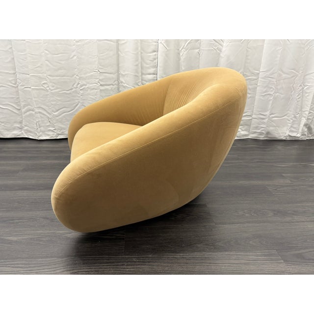 Camel Rh Reyna Swivel Chair For Sale - Image 8 of 18