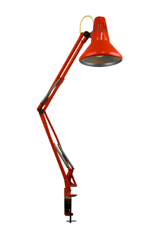 Orange Adjustable Achitect Table Lamp by Tep, 1970s