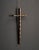 Brutalist Brass Cross, 1950s For Sale - Image 9 of 10