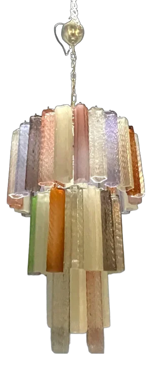 Italian Pop Art Murano Glass Chandelier, 1980s