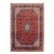 1950s Red Vintage Isfahan Deigned Wool Rug Room Size For Sale