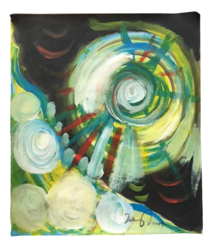 Sir Terry Frost, Abstract Composition, 1960s, Gouache, Framed
