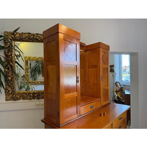 Glass Art Nouveau Bookcase, 1890s For Sale - Image 7 of 18