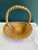 American 1950’s Hand Painted Ceramic Basket For Sale - Image 3 of 7