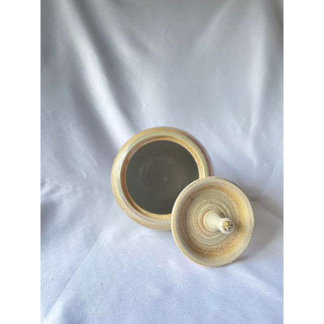 Beige Mid-Century Urn/Jar From Bay Pottery For Sale - Image 8 of 8