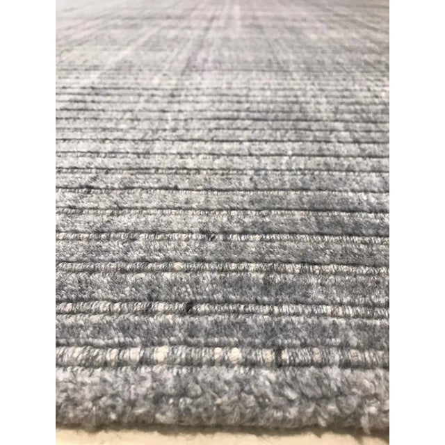 Gray Vintage Indian Carpet, 1980s For Sale - Image 8 of 18