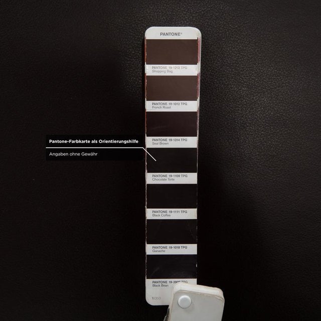 Brown Leather Stool from Willi Schillig For Sale - Image 6 of 12