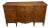 Vintage c.1950's Drexel Flame Mahogany Serpentine Breakfront Buffet Credenza (D. 821-11 Wal) For Sale