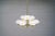 Vintage Glass and Brass Chandelier with Nine Heads, 1960s For Sale - Image 13 of 14