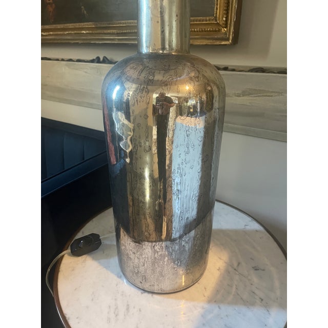 Restoration Hardware Mercury Glass Lamp For Sale - Image 13 of 13