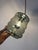 A masterpiece of german space-age design: this pendant lamp from peill & putzler, crafted from smoked glass and chrome,...