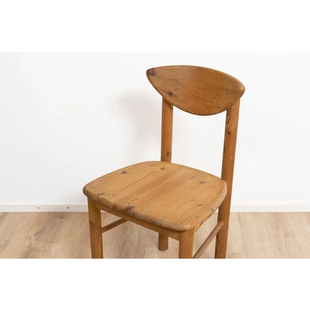 Wooden dining chair by Rainer Daumiller for Hirtshals Savværk. The chairs are made out of pine wood. I have official proof...