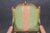 Green 1950's Louis XVI Style Gilt Carved Armchair For Sale - Image 8 of 10