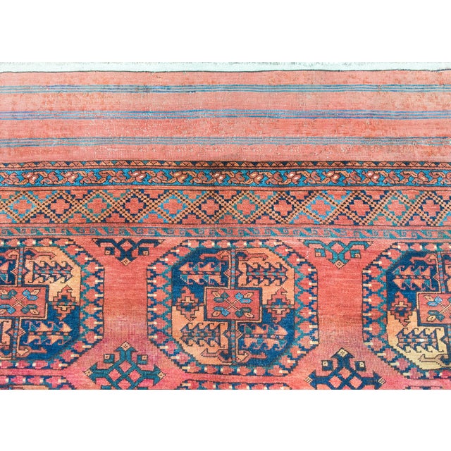 Early 20th Century Afghani Ersari Rug For Sale - Image 11 of 15