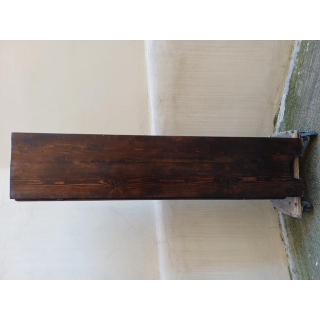 Small Tuscan Chestnut Display Cabinet, Early 1900s For Sale - Image 18 of 18