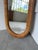 Oval Wicker Mirror, Italy, 1960s For Sale - Image 12 of 15
