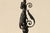 Antique Wrought Iron Floor Candelabra | Ornate Gothic Revival Candleholder | Early 20th Century For Sale - Image 11 of 18