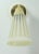 Ivory Mid-Century German Brass and Glass Wall Light Sconce, 1950s For Sale - Image 8 of 12
