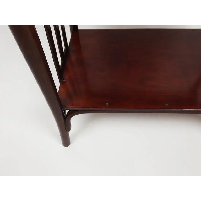 Wood Library Shelf by Jacb & Josef Kohn, 1890s For Sale - Image 7 of 12